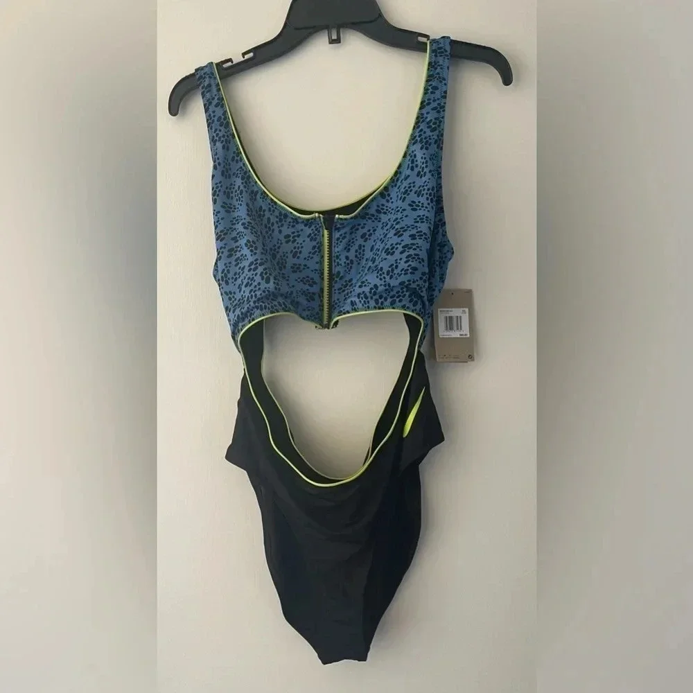 Nike Party Dots Cutout Swimsuit